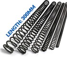 Compression Spring Steel 0 3mm - 4mm Wire Dia Pressure Coil Springs Length 300mm