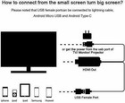 1080p Usb Hdmi Cable Phone To Digital Tv Hdtv Av Adapter For Iphone Ipad Android