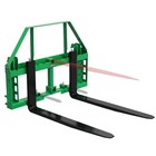4000lbs Pallet Fork Frame W  48  Blades Attach For Skid Steer Tractor Heavy