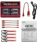 Bguad Cq3 10a 100w 1-6s 100wx4 10ax4 Balance Charger With Jst_xh Adapter