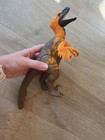 Jurassic World Rebirth Wild Roar Utahraptor Dinosaur Toy Figure Works  Orange 