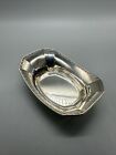 Ornate Small Oval Sterling Silver Bowl