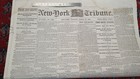 Civil War Newspaper Ny Tribune March 28 1865 Siege Petersburg  Mobile Bay