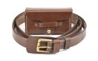 Japanese Nambu Pistol Belt With Ammo Pouch