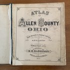 1880 Atlas Of Allen County Ohio   Views Maps United States Lima