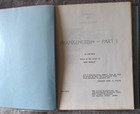 1973 Frankenstein - Part 1 And 2 Original Screenplay Scripts