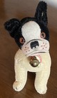 1980s Steiff Bully Dog  Black White Mohair Tag Button Replica 1927 Id Jtd Head