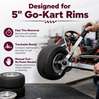 Go Kart Tire Changing Tongs Tool For 5 In Rims Scissor Bead Breaker Remover