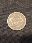 1858 Canadian 5 Cents Silver Coin Small Date