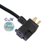 G w Foot Pedal Switch Momentary Ac 250v 15 A Spdt No Nc Piggyback Plug 5ft Cable
