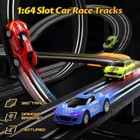 Slot Car Race Track Set Electric Powered Race Track Dual Racing Car Track Set