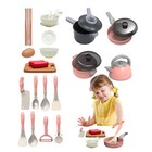 Kitchen Playset For Kids 28pcs Pretend Play Kitchen Accessories Toys Gifts