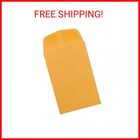 Jam Paper  4 Coin Business Commercial Envelopes - 3 X 4 1 2 - Brown Kraft Manila