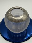Antique 1900   s Edwardian  Matchstriker Sterling Silver   Ribbed Crystal england