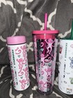 Full Set Of 5 Starbucks X Roller Rabbit Cups Tumblers 2025 New