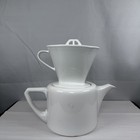 Vintage Melitta 1x4 Porcelain Coffee Holder Pour Over Coffee Dropper   Complete