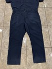 Red Kap Mens 2xl Unlined Twill Canvas Navy Utility Jumpsuit Coveralls Jumpsuit