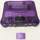 Vtg N64 Funtastic Grape Translucent Purple Nintendo-64 Gaming Console System A