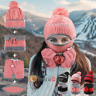 Men s Women s Winter Baggy Slouchy Knit Warm Beanie Hat And Scarf Set Skull Cap