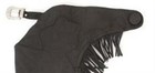 Western Equitation Show Chaps - Youth - Black - Luxury Synthetic Suede - S m l