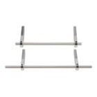 Aluminum Adjustable Front Rear Modular Bumper Mount Set For 1 10 Rc Silver 