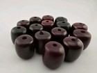 65 4 Grams Antique Faturan Cherry Amber Bakelite Beads Necklace Marble