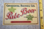 Vintage Contiental Brewing Co Beer Bottle Label  6