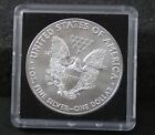2017 American Silver Eagle   White Spot Free   Gem   Bu   In Capital Snap Tight