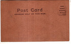Antique Leather Postcard        looking For An Honest Man 
