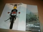 Original 1976 Yamaha Dt400   Motorcycle Sales Brochure