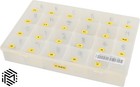 Qty 223 - Fms Steel Type Assortment - Part Marking Type - Round Notch Cartoner