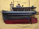 Antique Folk Art Wooden Model Great Lakes Steam Boat Nice   