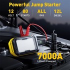 For 12v Car Multi-function 16000mah Emergency Start Power Supply 5000a Auxito