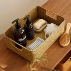 Zerolife Woven Seagrass Basket Natural Wicker Storage Fruit Bread Kitchen Home