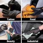 1000pcs Medical Black Vinyl Exam Disposable Gloves Latex Free   Powder Free xl