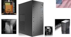 Durable Black Mini Tower     High Performance Micro Atx Case With Cooling Fans