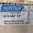 Norton Grinding Wheel 16  X 2-3 4  X 5  Recessed Industrial Abrasive