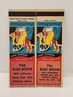 Vintage Matchbook Cover Pair The Blue Moon Restaurant Detroit Michigan Jefferson