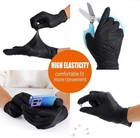 Black Vinyl Gloves  Disposable Non-sterile Latex-free Powder-free Glove- Size M
