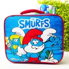 Smurfs Lunch Bag Smurfette Papa Classic Blue Kids Tote Lunch Box Insulated