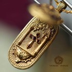 Vintage Cross Locket Necklace  Retro Religious Women Pendant Jewelry