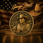 George Strait The King Of Country Music Coin America 250 Vintage Cowboy Fan Gift