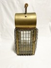 Antique Brass Ship   Boat Lantern Nautical Hanging Oil Lamp Light 15 Inch Large
