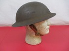 Wwi Aef Us Army M1917 Helmet Complete W liner   Chin Strap - Original - Nice  1