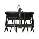 Agt 39  Mini Skid Steer Grapple Rake Hydrualic Grapple Wood Grapple Attachment