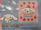 Sanrio Twin Raschel Blanket Cinnamoroll Sweet As Strawberries 60in X 80in Nwt