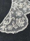 Vintage Antique Lot Alencon Needle Lace   Eyelet Collars Crafts Sewing Dolls