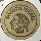 Vintage Heller s Coin Shop Milford  Oh Wooden Nickel - Token Ohio