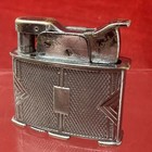 Evans Trig A Lite Mini Lighter Chrome Vintage 1930 s Missing Bottom Cap