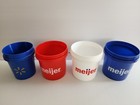 Walmart Mini Bucket   Meijer Red  White   Blue Mini Bucket Set Fast Shipping 4pk